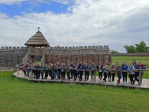 Wzięli udział w "żywej lekcji historii"