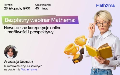 Webinar „Nowoczesne korepetycje online – możliwości i perspektywy”